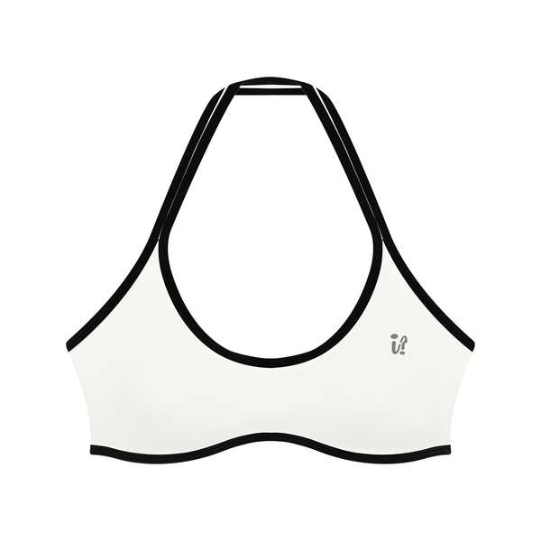 Women's Halter Color Block Yoga Sports Bra