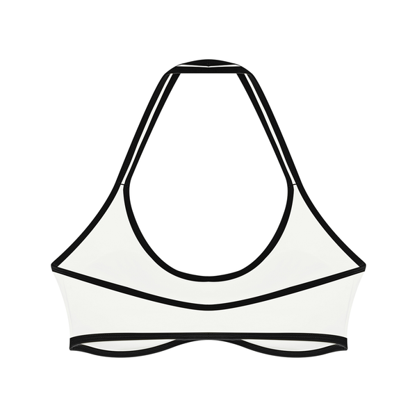 Women's Halter Color Block Yoga Sports Bra