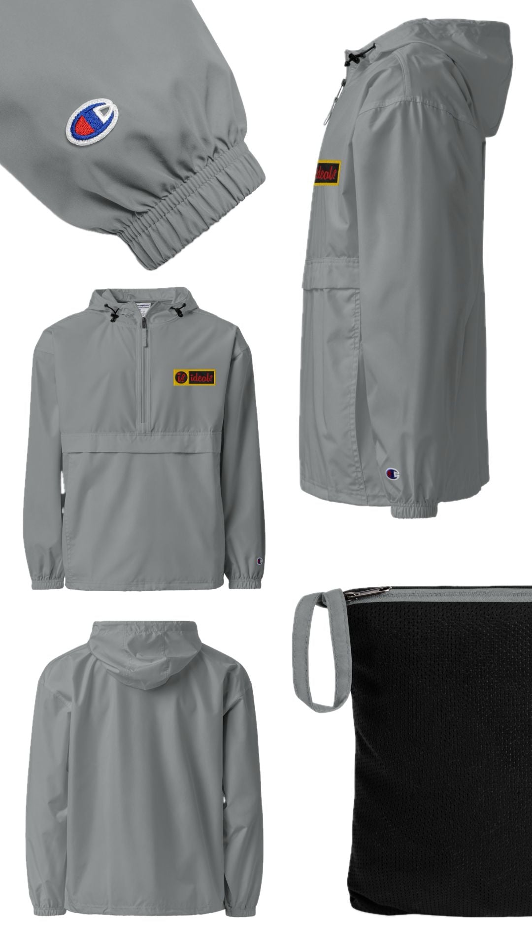 Ideal Apparel X Champion Ltd Edition Packable Unisex Jacket