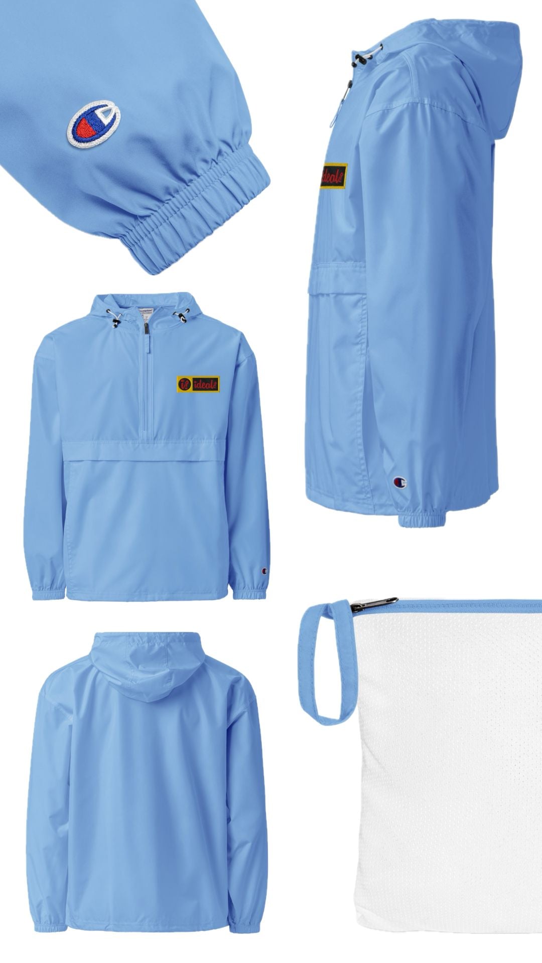 Ideal Apparel X Champion Ltd Edition Packable Unisex Jacket