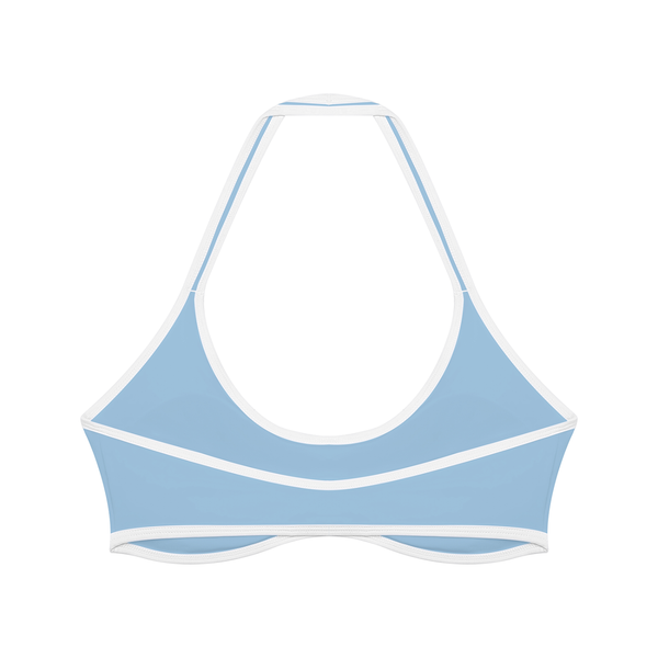 Women's Halter Color Block Yoga Sports Bra