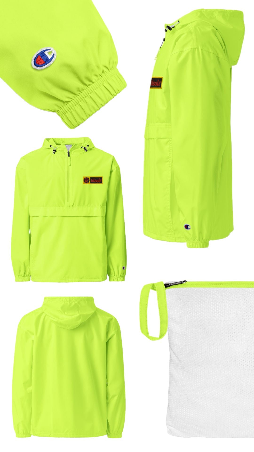 Ideal Apparel X Champion Ltd Edition Packable Unisex Jacket