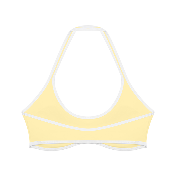 Women's Halter Color Block Yoga Sports Bra