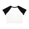 Ideal Apparel - Women’s Red Edition Colour Block Crop T-Shirt