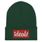 Ideal Apparel - White OG Logo 3.0 Ltd Edition Cuffed Beanie