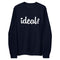 Ideal Apparel - White OG Logo Unisex Sweatshirt